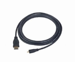 CABLE HDMI-MICRO HDMI 1.8M/V.2.0 BLK CC-HDMID-6 GEMBIRD