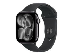 Apple Watch Series 11 | Smart watch | GPS (satellite) | LTPO OLED Always-On Retina | Waterproof | Jet Black