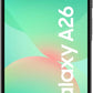 Samsung | Galaxy | A26 (A266B) | Black | 6.7 " | Super AMOLED | 1080 x 2340 pixels | Exynos | 1380 | Internal RAM 8 GB | 256 GB | Dual SIM | MicroSD | 3G | 4G | 5G | Main camera resolution 50 MP | Secondary camera resolution 8 MP | Android | 5000 mAh