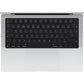 Apple MacBook | Pro | Silver | 14 " | 3024 x 1964 pixels | Apple M4 Pro | 24 GB | Solid-state drive capacity 512 GB | Apple M4 Pro chip 12-core CPU/16-core GPU | macOS | 802.11ax | Bluetooth version 5.3 | Keyboard language Russian | Keyboard backlit...