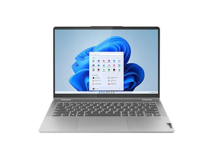 Lenovo IdeaPad Flex 5 14ABR8 | Arctic Grey | 14 " | IPS | Touchscreen | WUXGA | 1920 x 1200 pixels | Glossy | AMD Ryzen 5 | 5625U | 16 GB | Soldered LPDDR4x | Solid-state drive capacity 512 GB | AMD Radeon Graphics | Windows 11 Home | 802.11ax | Blue...