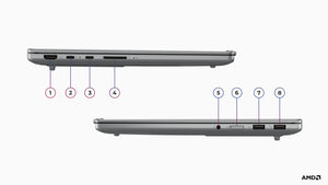 Lenovo IdeaPad Pro 5 14AKP10 | Luna Grey | 14 " | OLED | 2.8K | 2880 x 1800 pixels | Glossy | AMD Ryzen AI 5 | 340 | 24 GB | Soldered LPDDR5x | Solid-state drive capacity 512 GB | AMD Radeon 840M Graphics | Windows 11 Home | 802.11ax | Bluetooth vers...