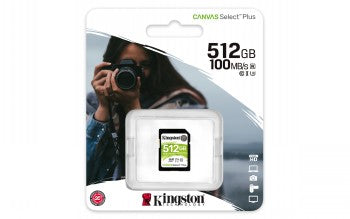 KINGSTON 512GB SDHC SELECT 100R CL 10 UHS-I