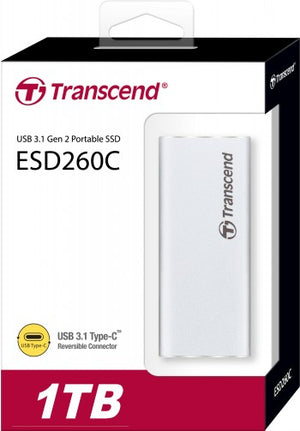 TRANSCEND 1TB, EXTERNAL SSD, ESD260C, USB 3.1 GEN 2, TYPE C