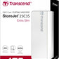 TRANSCEND STOREJET SJ25C3S 2.5" 1TB TYPE-C