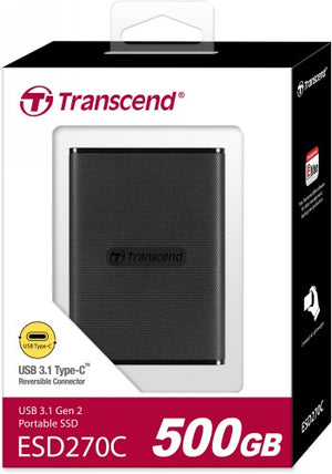 TRANSCEND ESD270C PORTABLE SSD 500GB