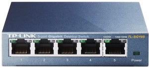 Switch|TP-LINK|5x10Base-T / 100Base-TX / 1000Base-T|TL-SG105